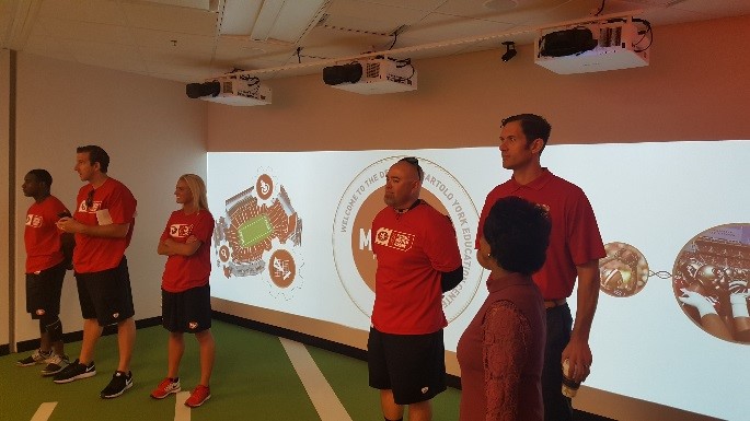 Commissioner Clyburn at the Levi’s Stadium (San Francisco 49ers)