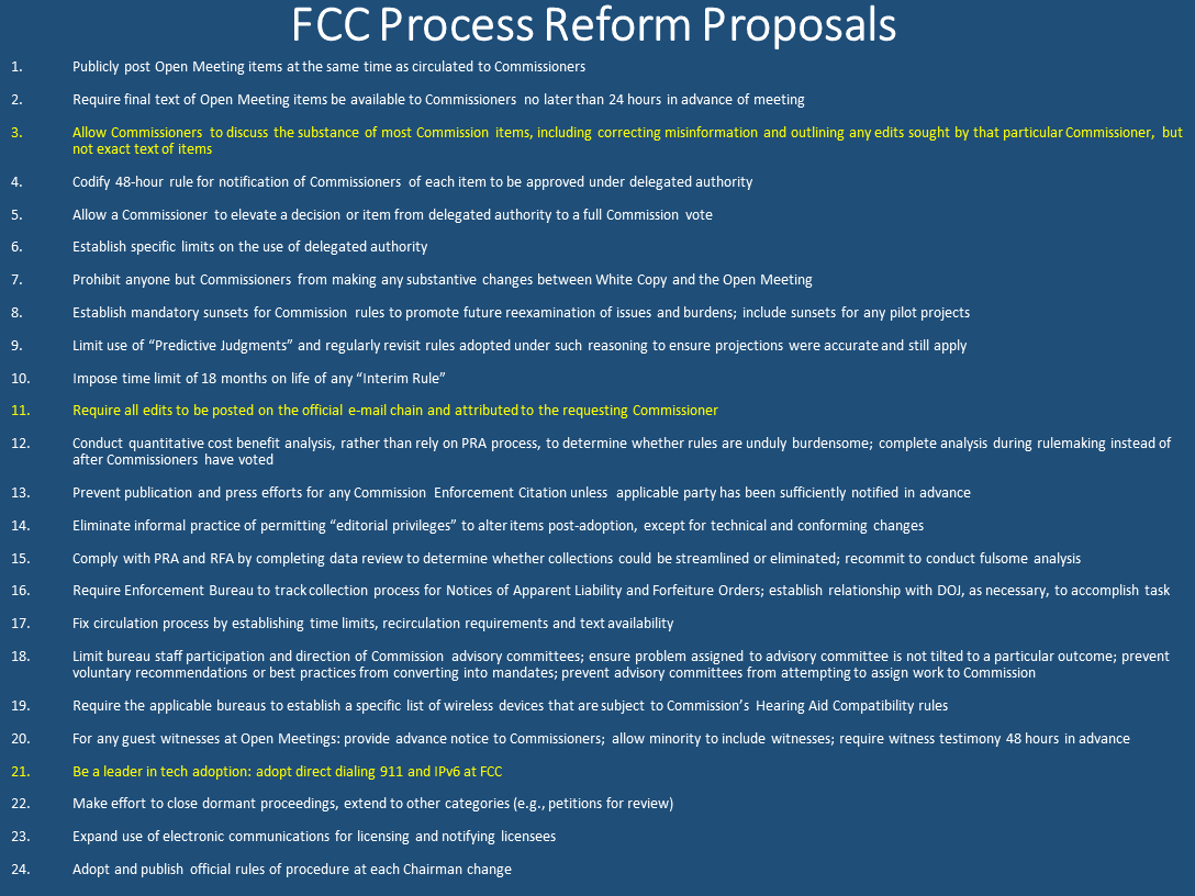 7.8.16- O&#039;Rielly Process Reform Proposals 