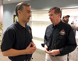 Zenji Nakazawa, and North Carolina Governor Roy Cooper.